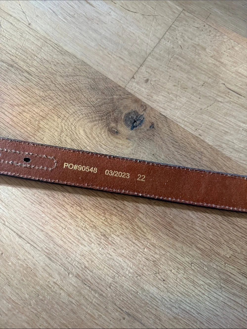 Ariat Kids Brown and Cream camo Belt